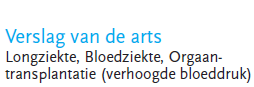 Verslag arts inwendige ziekten